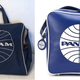 Original 1960s Pan Am tote bag (left), vintage-style Pan Am bag .